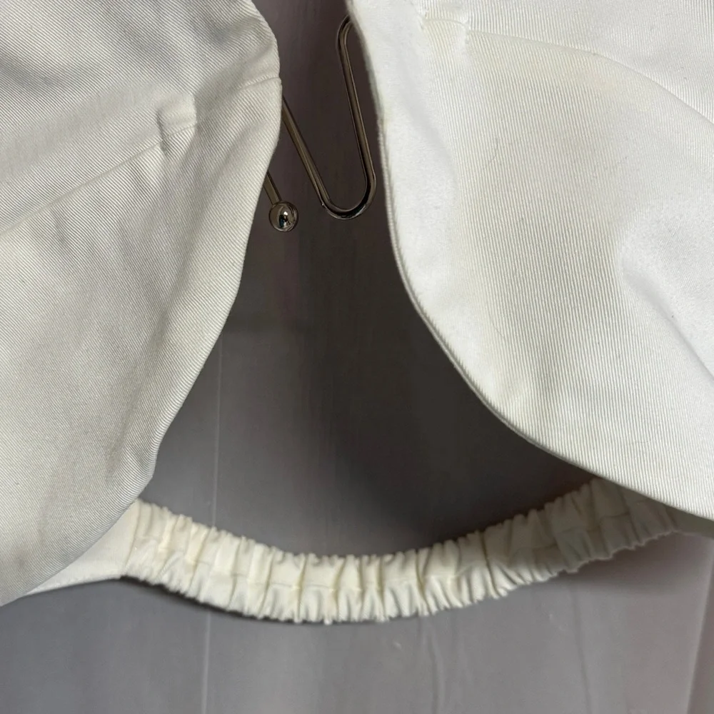 Fashion Nova White minimalist halter top